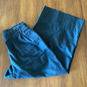 Everlane - Black, wide leg, lightweight, cropped pants